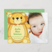 ライオンベビーシャワーサファリ ポストカード (正面/裏面)