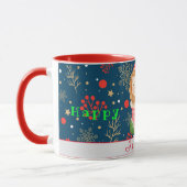 ライオンホリデーカスタマイズ文字と名前 マグカップ (左)