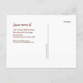 ライオンポストカード招待状 インビテーションポストカード (裏面)