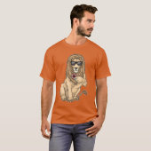 ライオンポーカーポーカーチップ Tシャツ (正面フル)