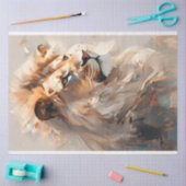 ライオンポートレートティッシュペーパー 薄葉紙 (クラフト)