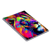 ライオンポートレート絵画ズ ノートブック (右側)