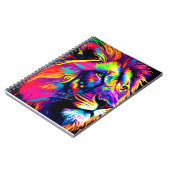 ライオンポートレート絵画ズ ノートブック (左側)