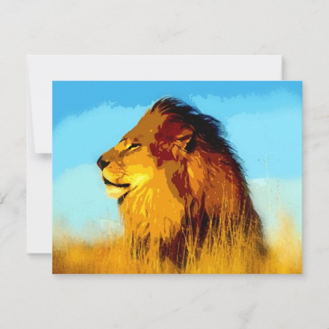 ライオンポートレート (正面)