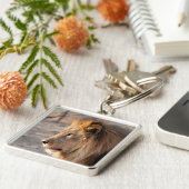 ライオンポートレート キーホルダー (側面)