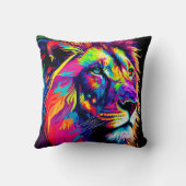 ライオンポートレート クッション (裏面)