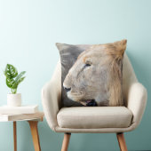 ライオンポートレート クッション (椅子)