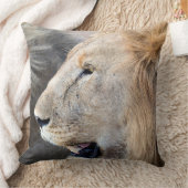 ライオンポートレート クッション (ブランケット)