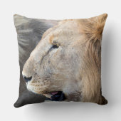 ライオンポートレート クッション (裏面)