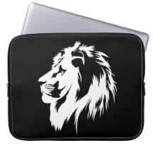 ライオンポートレート（白）