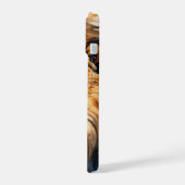 ライオンポートレート iPhone 15ケース (左側面)