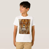 ライオンポートレート Tシャツ (正面フル)