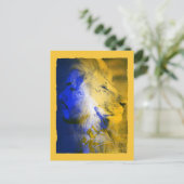 ライオンマンコラージュ ポストカード (スタンド正面)