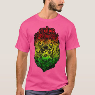 ライオンユダラスタファリアンエチオピアライオン – Reggaeton Tシャツ