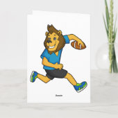 ライオンラグビープレーヤーフットボール カード (裏面)