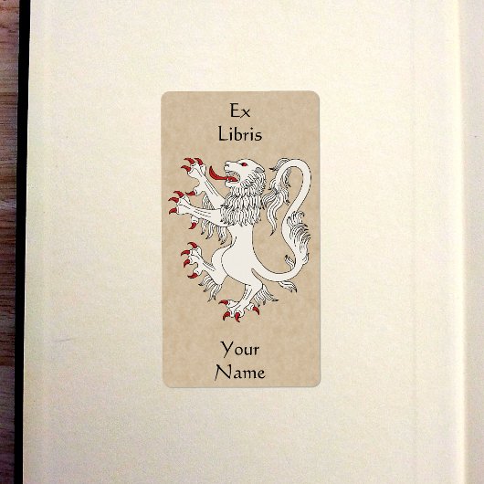 ライオンラパンアルジェント蔵書票 ラベル