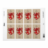 ライオンラパントグルール蔵書票 ラベル (フルシート)