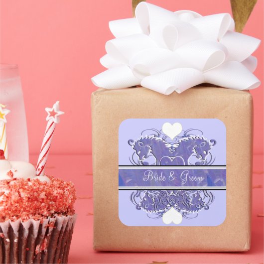 ライオンラパンルネッサンス結婚ズ スクエアシール (パーティー)