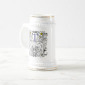 ライオンラパンルネッサンス結婚ズ ビールジョッキ (正面左)