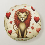 ライオンラブ2 ラウンドクッション (裏面)