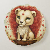 ライオンラブ3 ラウンドクッション (裏面)