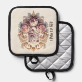 ライオンラムヘラルドクレスト 鍋敷き (正面/裏面)