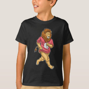 ライオンランナーラニングスポーツ Tシャツ