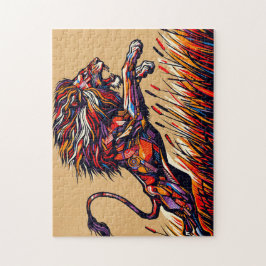 ライオンリーピングパズル ジグソーパズル