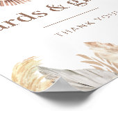 ライオンリーフニュートラルカードとギフトサイン ポスター (角)