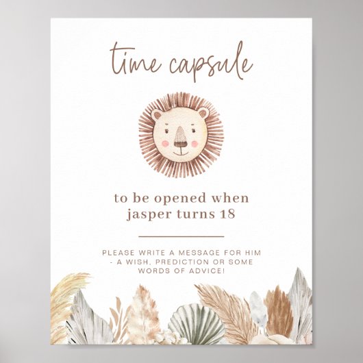 ライオンリーフニュートラルタイムカプセルポスター ポスター (正面)