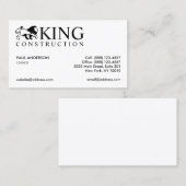 ライオンロゴプロフェッショナル 名刺 (正面/裏面)