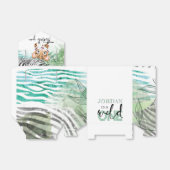 ライオンワイルドパーソナライズされたファースト誕生日フアボックス フェイバーボックス (折り畳みなし)