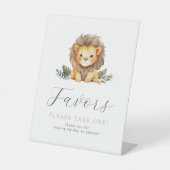 ライオンワイルドワン誕生日ウィズサイン 台座サイン (正面)