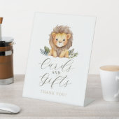 ライオンワイルドワン誕生日カードとギフトサイン 台座サイン (インサイチュ)