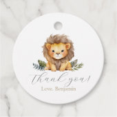 ライオンワイルドワン誕生日メッセージカード フェイバータグ (正面)