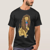 ライオンワッフルアイスクリーム Tシャツ (正面)