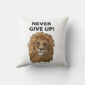 ライオン与えは決して クッション (裏面)