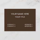 ライオン与えは決して 名刺 (裏面)