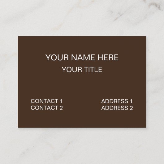 ライオン与えは決して 名刺 (裏面)