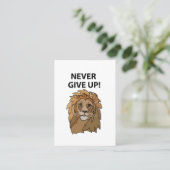 ライオン与えは決して 名刺 (スタンド正面)