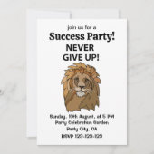 ライオン与えは決して 招待状 (正面)