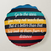 ライオン付きの美しいポーフデザイン ラウンドクッション (裏面)