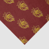 ライオン付きクラウン – 金ゴールドスタイル2 薄葉紙 (詳細)