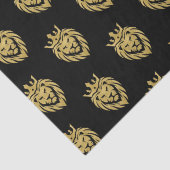 ライオン付きクラウン – 金ゴールドスタイル3 薄葉紙 (詳細)