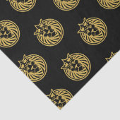 ライオン付きクラウン – 金ゴールドスタイル4 薄葉紙 (詳細)