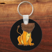 ライオン体衣装マネかわいいヘッドレスおもしろいライオンズハル キーホルダー (正面)