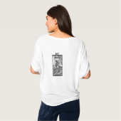 ライオン保護の野生生物！ Tシャツ (裏面フル)