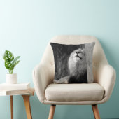 ライオン写真装飾用クッション クッション (椅子)