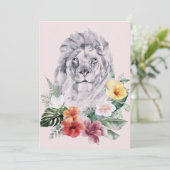 ライオン動物の花 セーブザデート (スタンド正面)