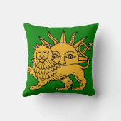 ライオン及び日曜日 クッション (裏面)